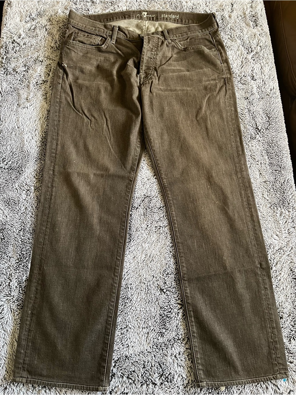 7 For All Mankind men’s brown denim jeans (READ DESCRIPTION)